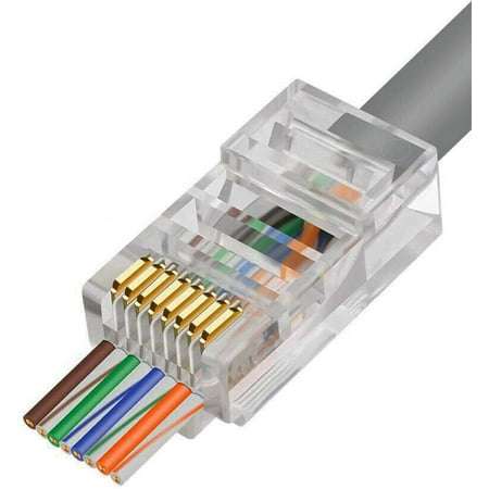 Copy of Copy of RJ45 Connector CAT6 0.35MM - Open Head