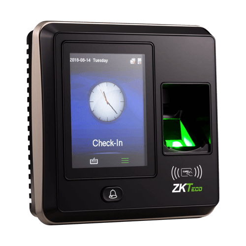 ZKT Electric lock, Door sensor, Alarm, Exit button, Door Bell IP-based fingerprint terminal