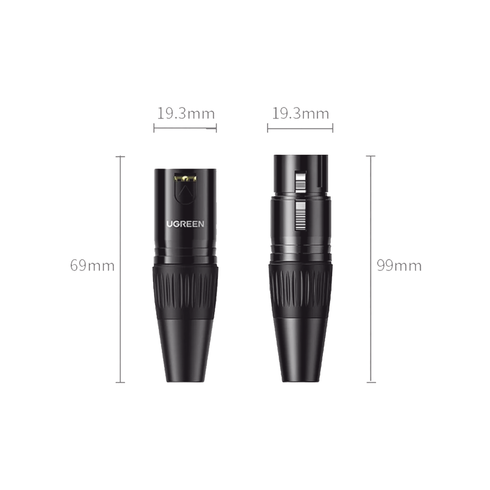 UGREEN - 80439 CANNON MALE CONNECTOR