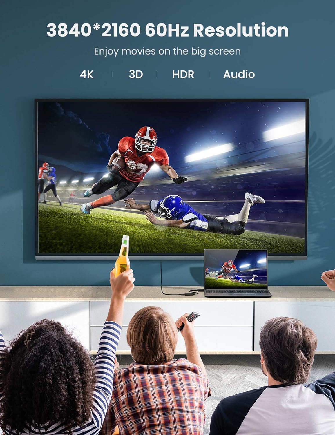 UGREEN 4K 60Hz DP Male to HDMI Female Adapter - 70694