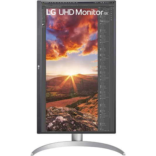 LG 27UP850-W 27” IPS 4K IPS HDR 400 DCI-P3 95% Color Gamut Adjustable Stand USB C