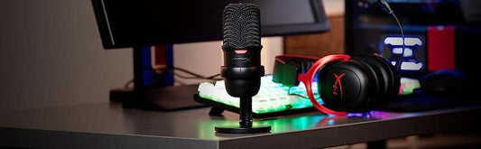HP HyperX SoloCast USB Condenser Gaming Microphone, for PC, PS4, and Mac