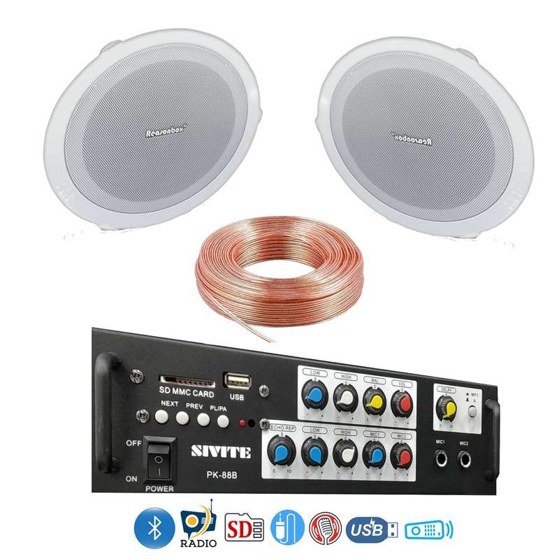 نظام صوتي متكامل للمنازل والأعمال سماعتين