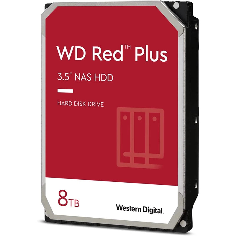 Western Digital 8TB WD Red Plus NAS Internal HDD 128 MB Cache 3.5" Internal HDD