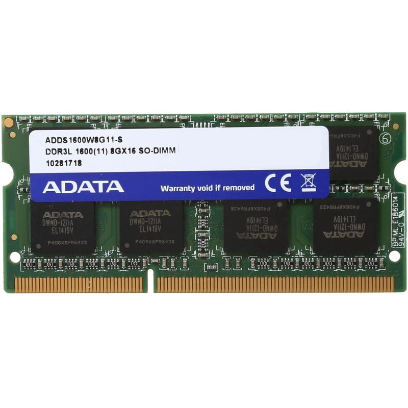 ADATA Premier 8GB 1600Mhz DDR3L RAM Memory Module for Laptops