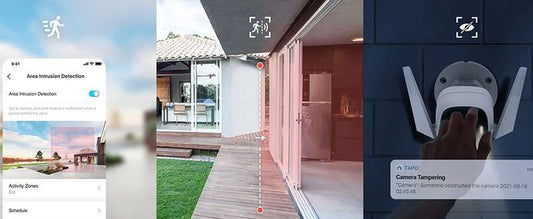 TP-Link Tapo C320 2K QHD Outdoor Security Camera Weatherproof Built-in Siren w/ Night Vision 2-way Audio SD Storage