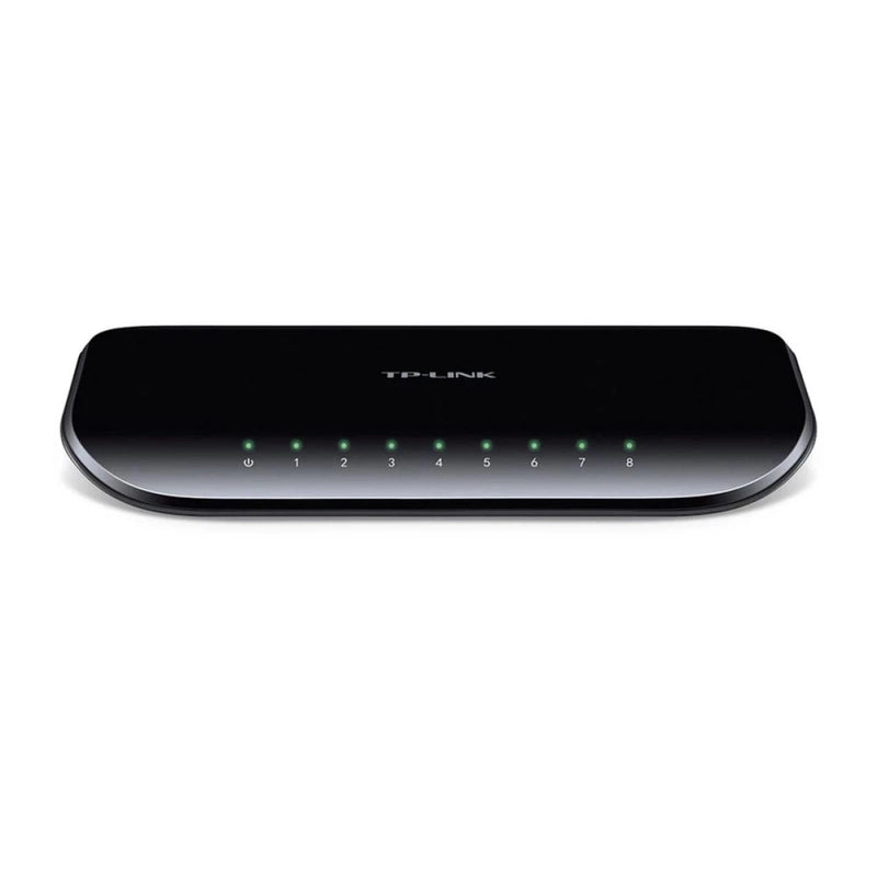 TP-Link TL-SG1008D 8 Port Gigabit Ethernet Network Switch Desktop or Wall-Mount Fanless Traffic Optimization