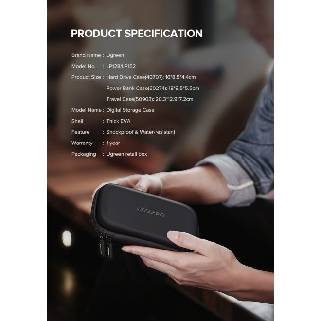 UGreen 50274 Hard Disk Storage Bag - large