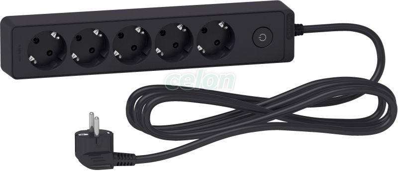 Schneider Electric 5 Plug 3m Switch ST9453B