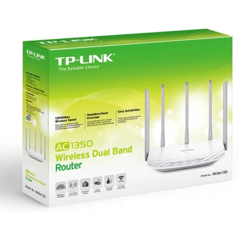 TP-Link ARCHER C60 AC1350 Wireless Dual Band Router