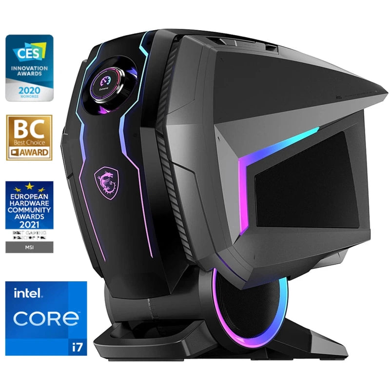 MSI MEG AEGIS TI5 043 Gaming Desktop 12Gen Intel Core i7 K-Series 12-Cores w/ Nvidia RTX 3080TI & Liquid Cooler