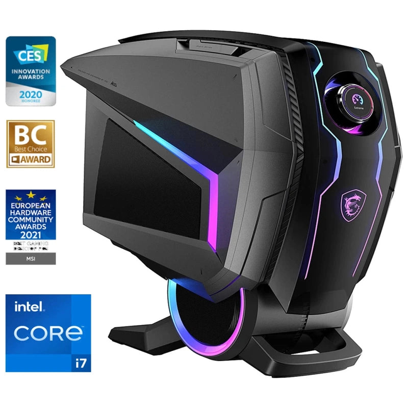 MSI MEG AEGIS TI5 042 Gaming Desktop 12Gen Intel Core i7 K-Series 12-Cores w/ Nvidia RTX 3090 & Liquid Cooler