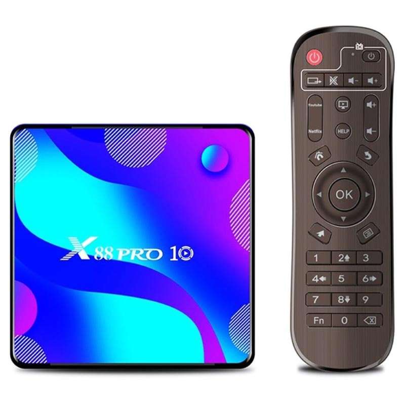 PRO 10 Smart Android 11 TV Box X88 With Remote Control