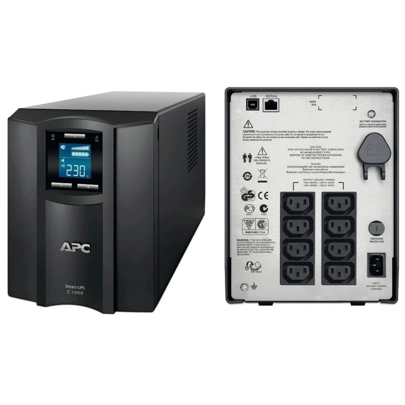 APC Easy UPS SMV 2000VA , 1400W Universal Outlet- Black