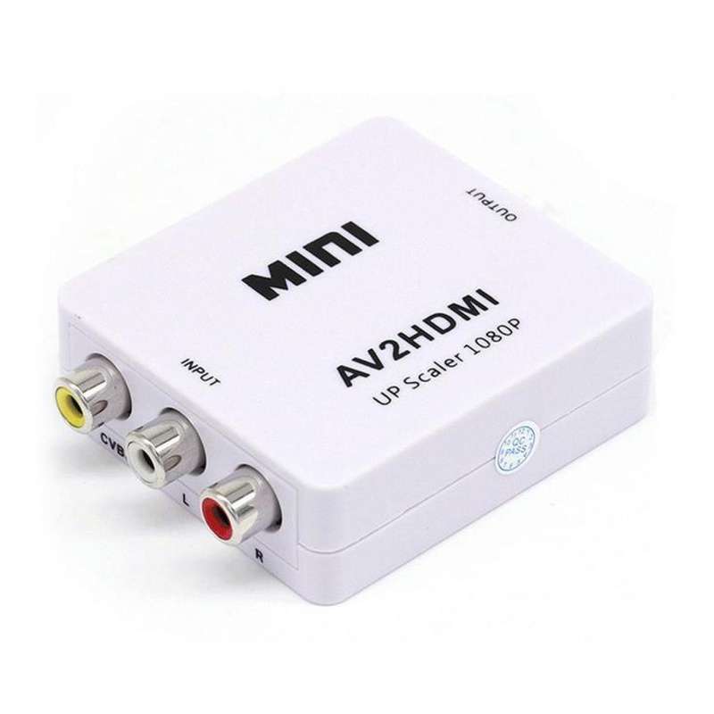 Mini Size 1080p AVHDMI2 AV to HDMI Converter