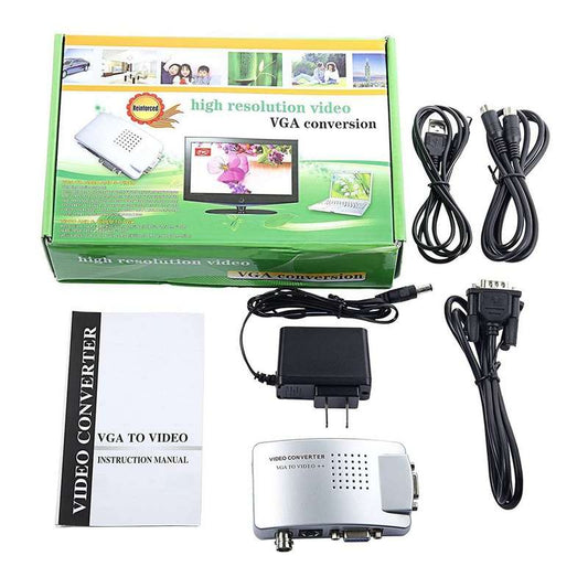 VGA to TV VGA Video S-VIDEO VA Signal Converter