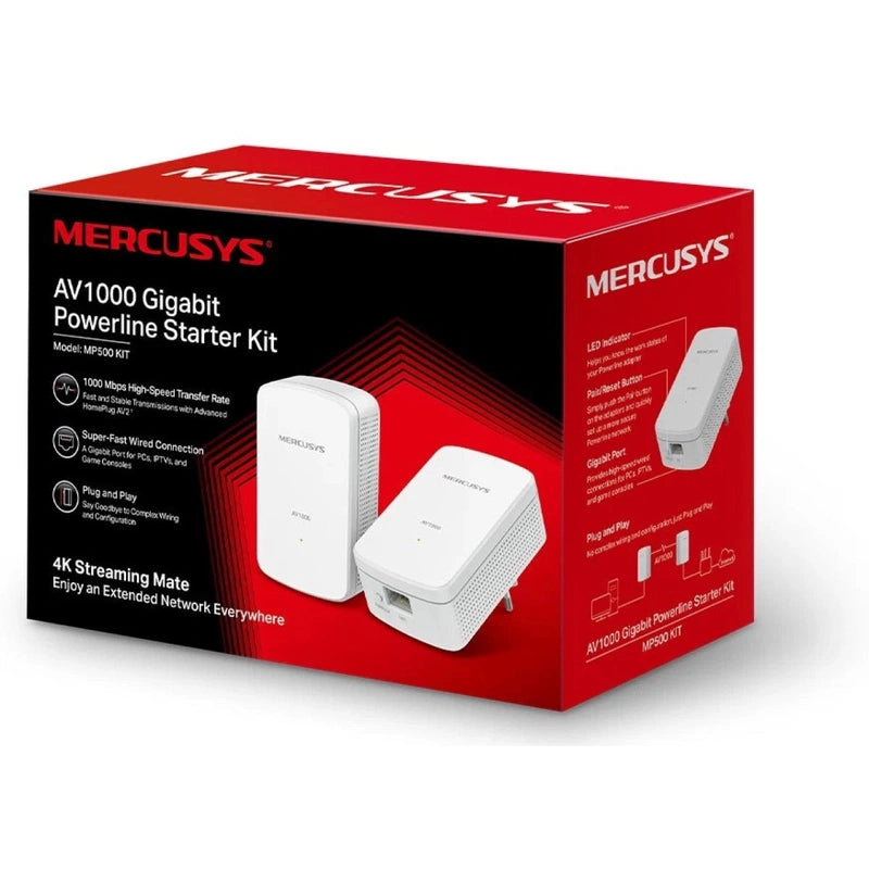 Mercusys MP500 KIT AV1000 Gigabit Powerline