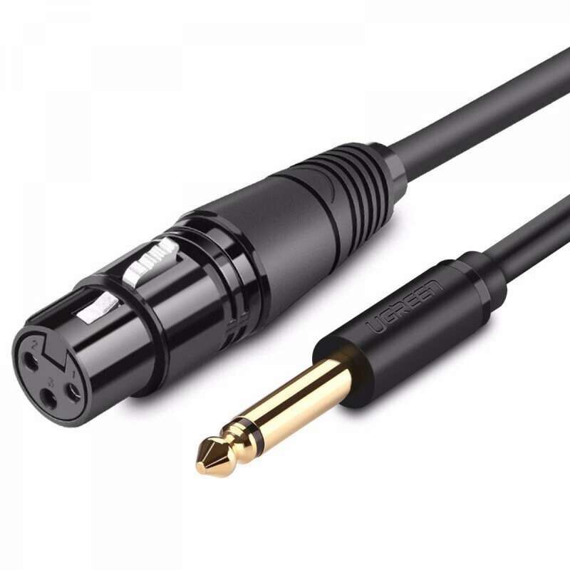 UGREEN AV131 6.35mm Jack to XLR Audio Cable Male to Female Audio Cable
