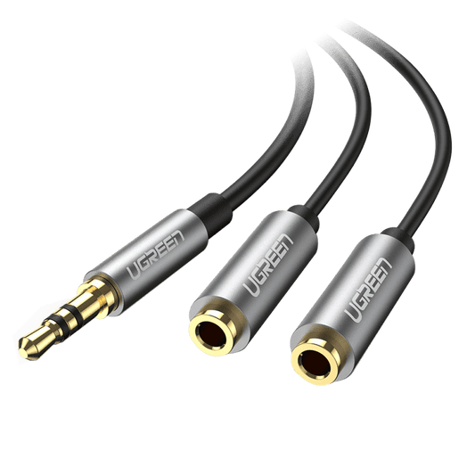 UGREEN AV141 3.5mm male to 2 female Headphone Audio Splitter Cable-B