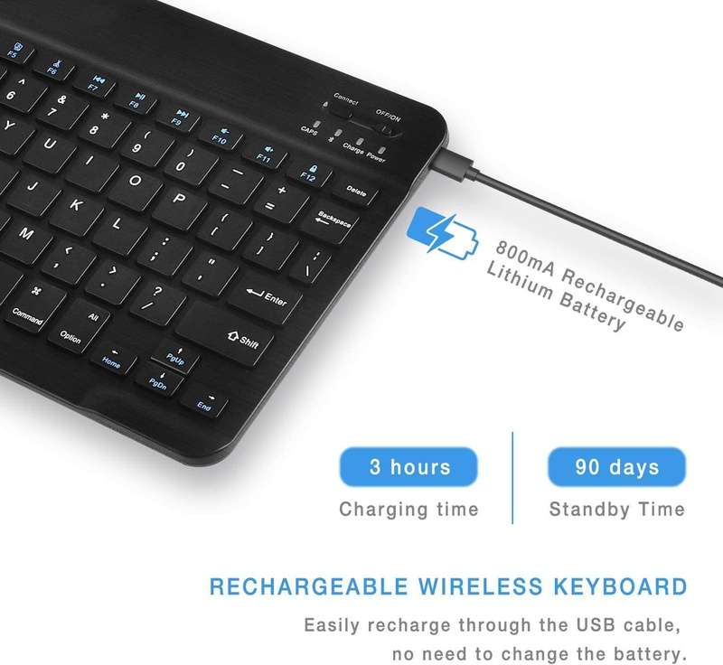 Lenovo Lecoo BK-100 Mini Bluetooth Rechargeable Keyboard
