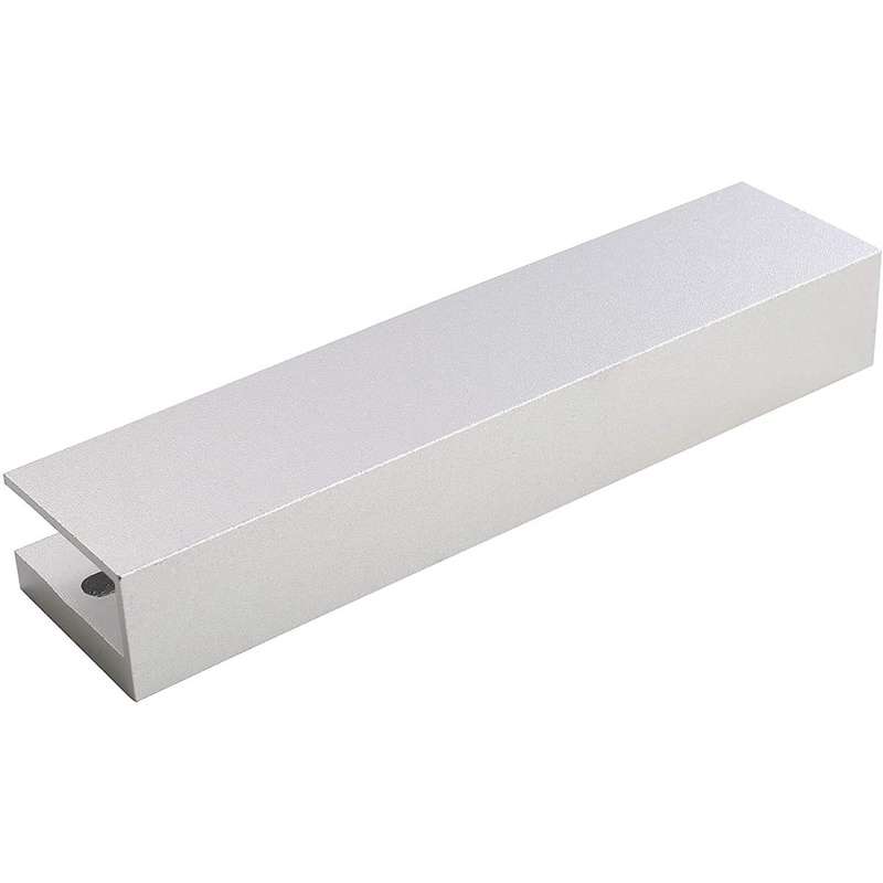 Aluminum Alloy U Shape 280kg Magnetic Lock Bracket Clamp for Glass Door