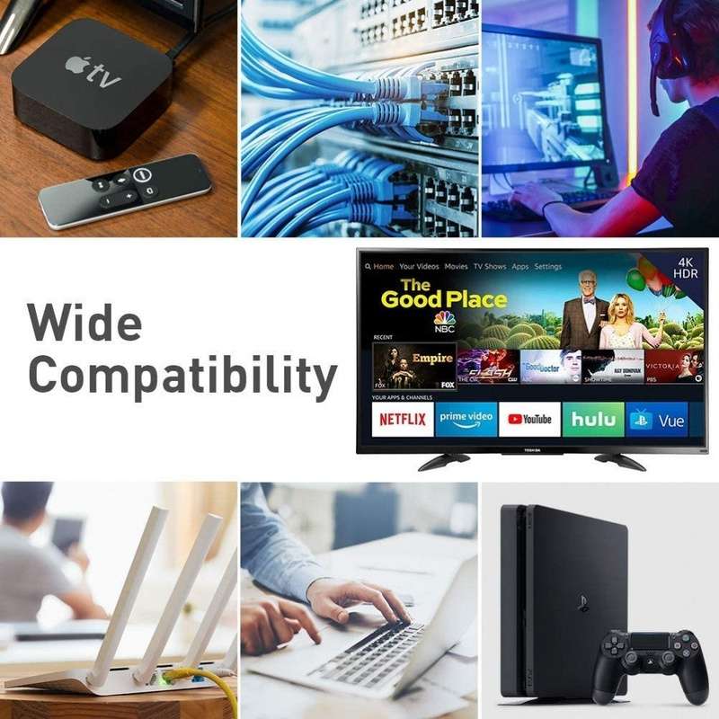 HAING High Quality Cat8 Ethernet Cable Network Cable - 10m