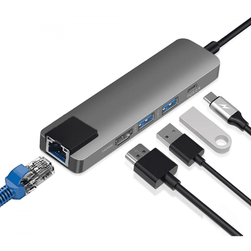 Convertor From Type C to LAN ,USB3.0 , and HDMI