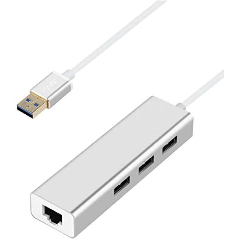 Convertor CB-USB3-LAN-HUB From USB 3.0 To Ethernet Gigabit & Hub 3 Port