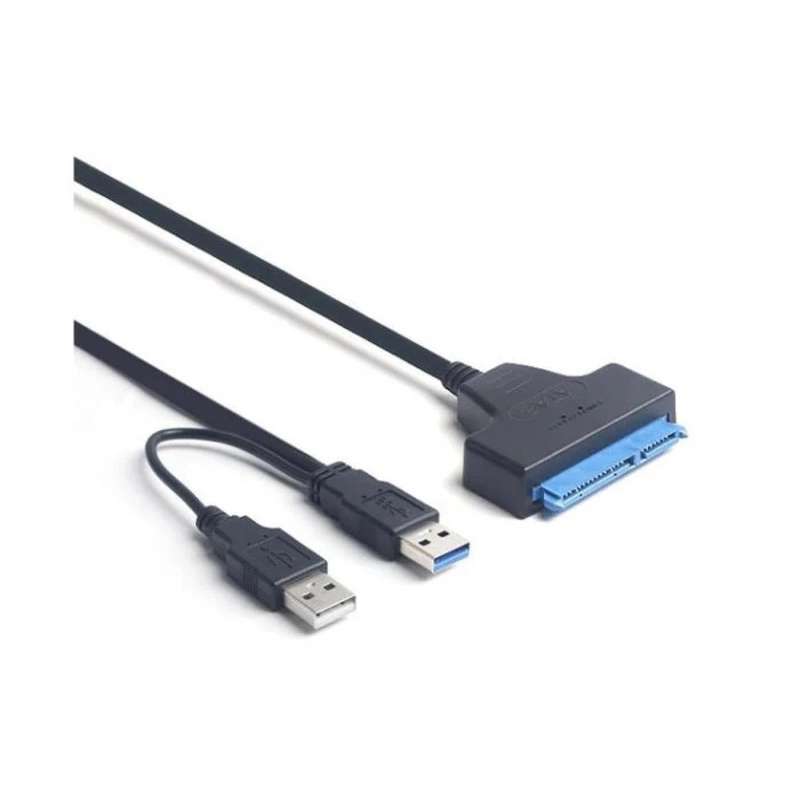 USB3.0 to SATA III 22pin Converter for 2.5" HDD/SSD with USB Charging Cable