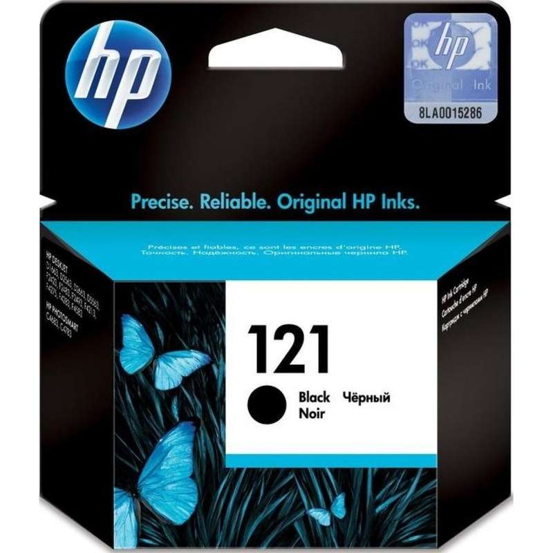 HP 121 Black Original Inkjet Advantage Cartridge For Deskjet 1663.2563.2663.5563.2423.2483.4213.4