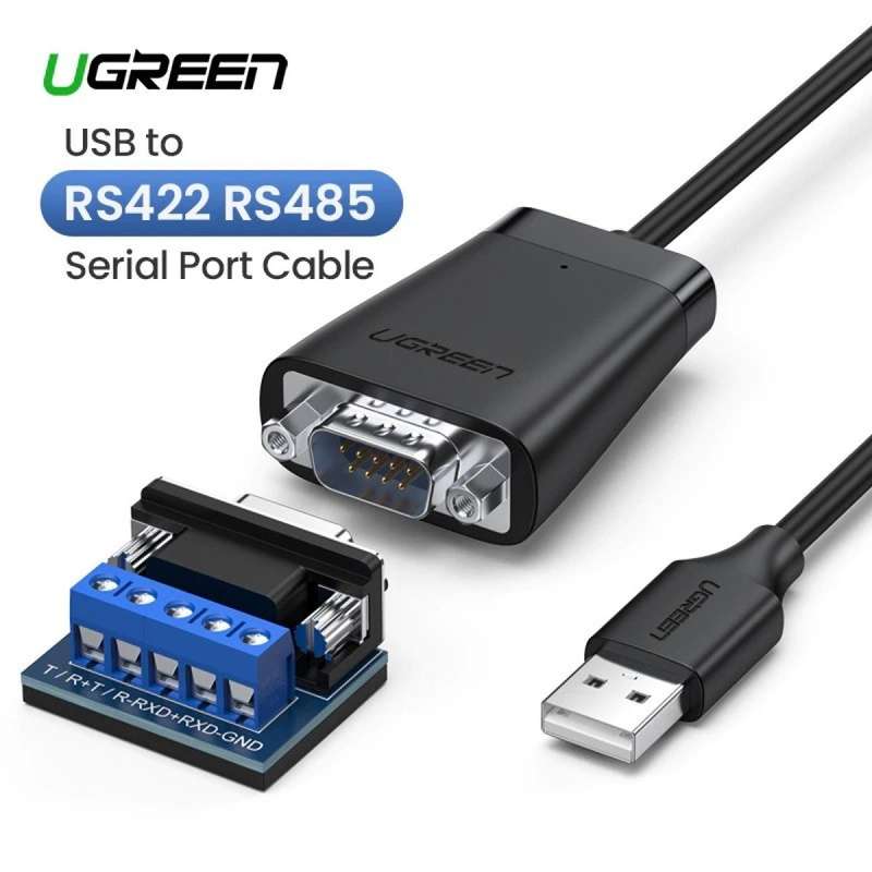 UGREEN CM253 USB 2.0 to Rs422/Rs485 signal converter cable -1.5m