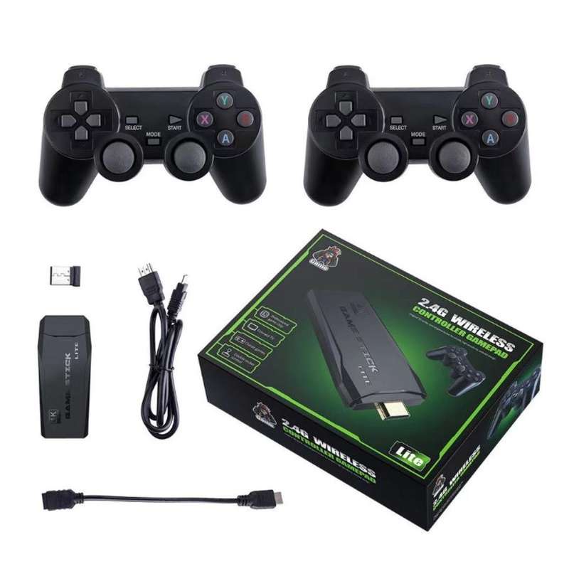 M8 Video Game Console 2.4G Double Wireless Controller Gamepad