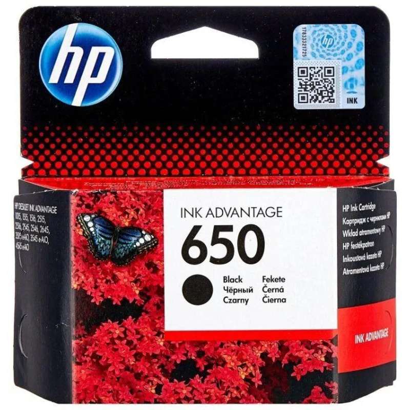 HP 650 Black Original Ink Cartridge