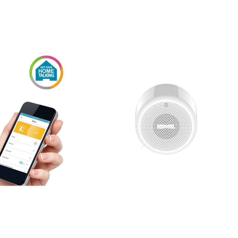 D-Link DCH-S220 mydlink Home Siren UK Plug version