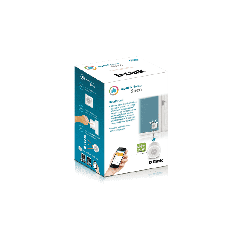 D-Link DCH-S220 mydlink Home Siren UK Plug version