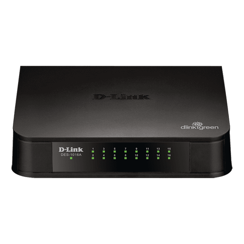 D-Link DES-1016A 16-port 10/100 Unmanaged Switch