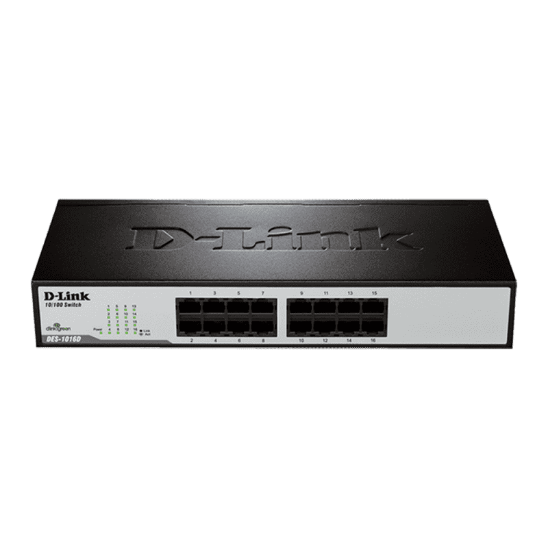 D-Link DES-1016D 16-Port Fast Ethernet Unmanaged Switch