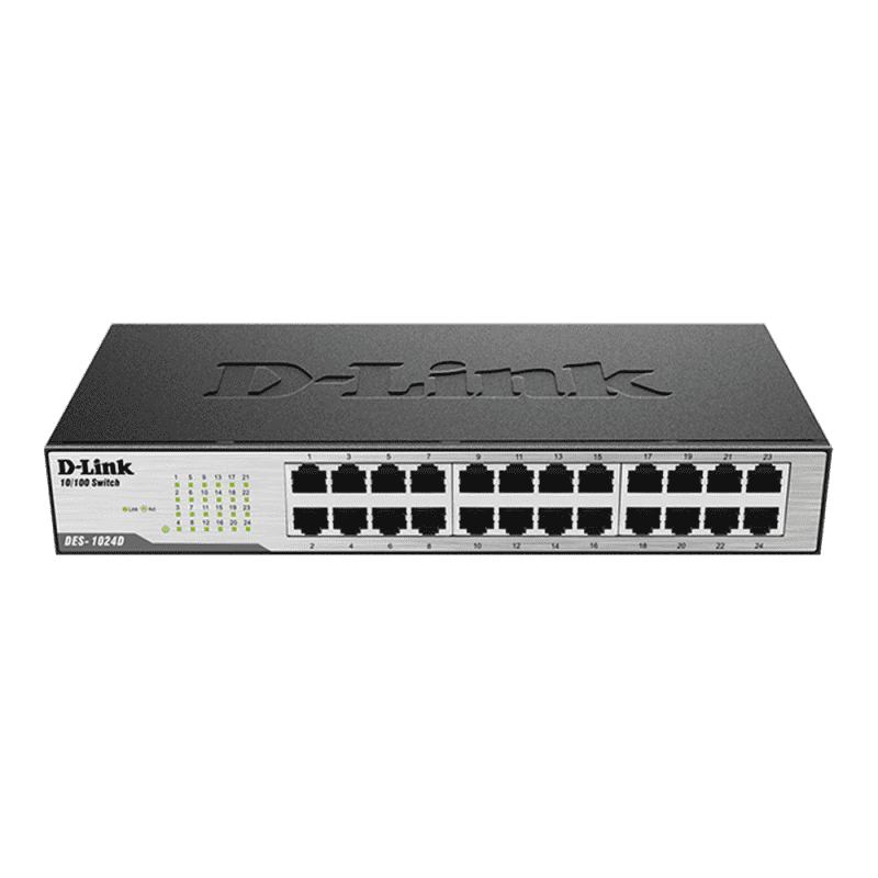 D-Link DES-1024D 24-Port Fast Ethernet Unmanaged Switch