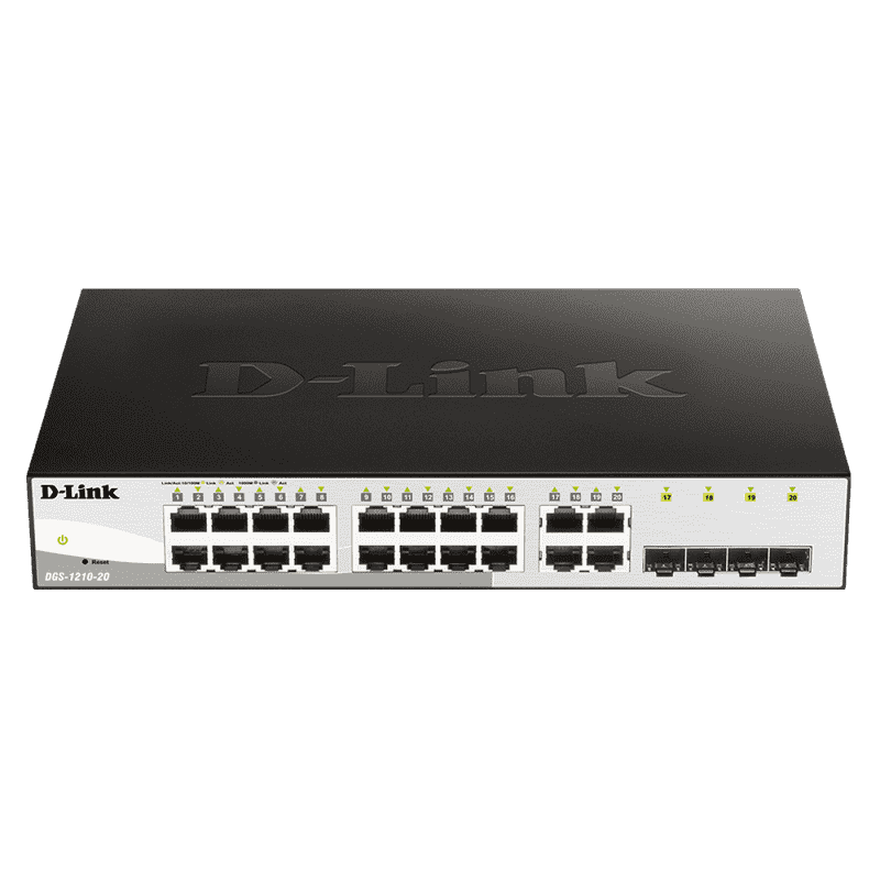 D-Link DGS-1210-20 Smart Managed Switches