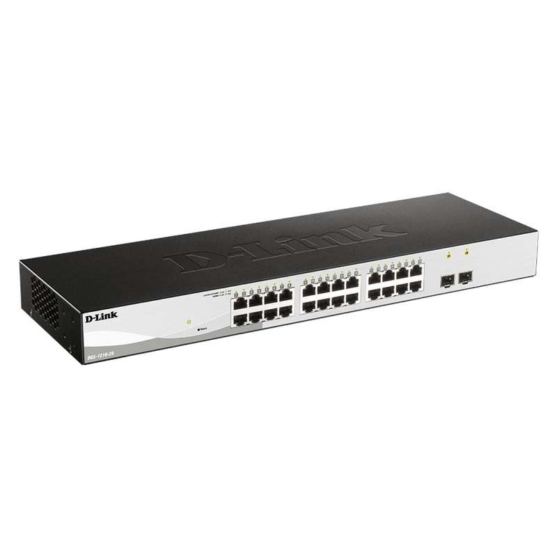 D-Link DGS-F1210-26PS-E 26-Port Gigabit Smart Managed Long Range PoE + Switch