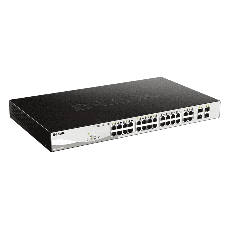D-Link DGS-1210-28P Gigabit Smart Managed PoE Switch