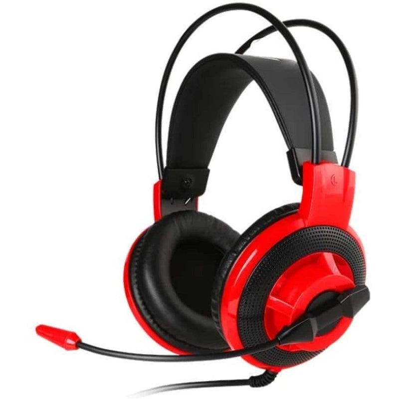 MSI DS501 Gaming Headset with Microphone 3.5mm Connector - Red & Black