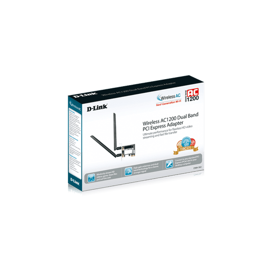 D-Link DWA-582 Wireless AC1200 Dual-Band PCI Express Adapter