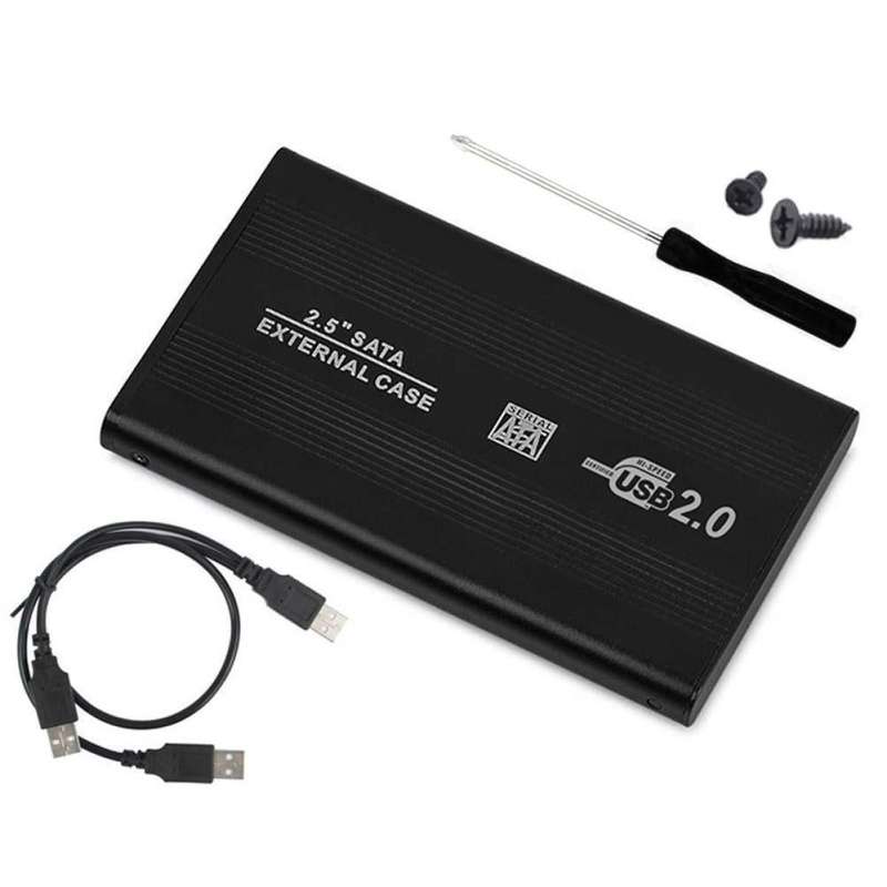 2.5 Inch SATA to USB 2.0 External Hard Drive Enclosure Case