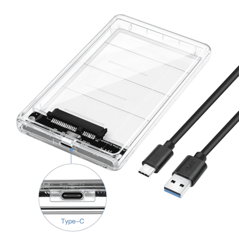 3.1 USB Type C SATA HDD Hard Drive Enclosure