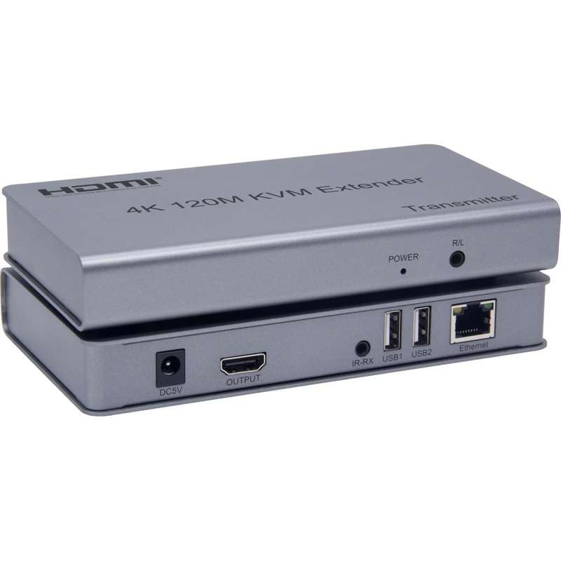 4K 120M HDMI KVM extender with Transmitter and Receiver