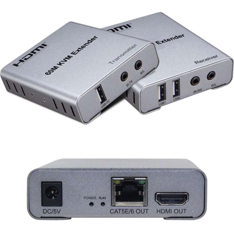 HDMI 60M KVM Extender with Audio