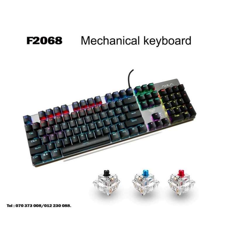 AULA F2068 Wired USB Gaming Keyboard