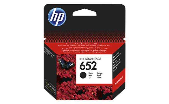 HP 652 Black Original Inkjet Advantage Cartridge For Deskjet 1115.2135.3635.3636.3775.3785.3787.3835