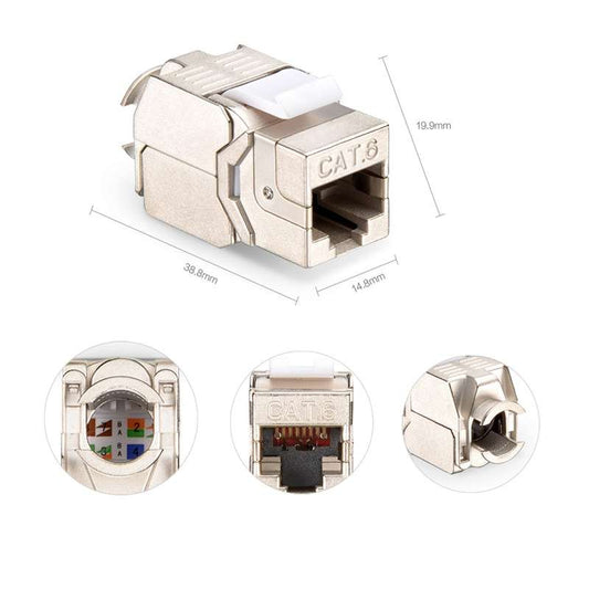 Cat6 RJ45 FTP Shielded Punch Down Keystone Jack